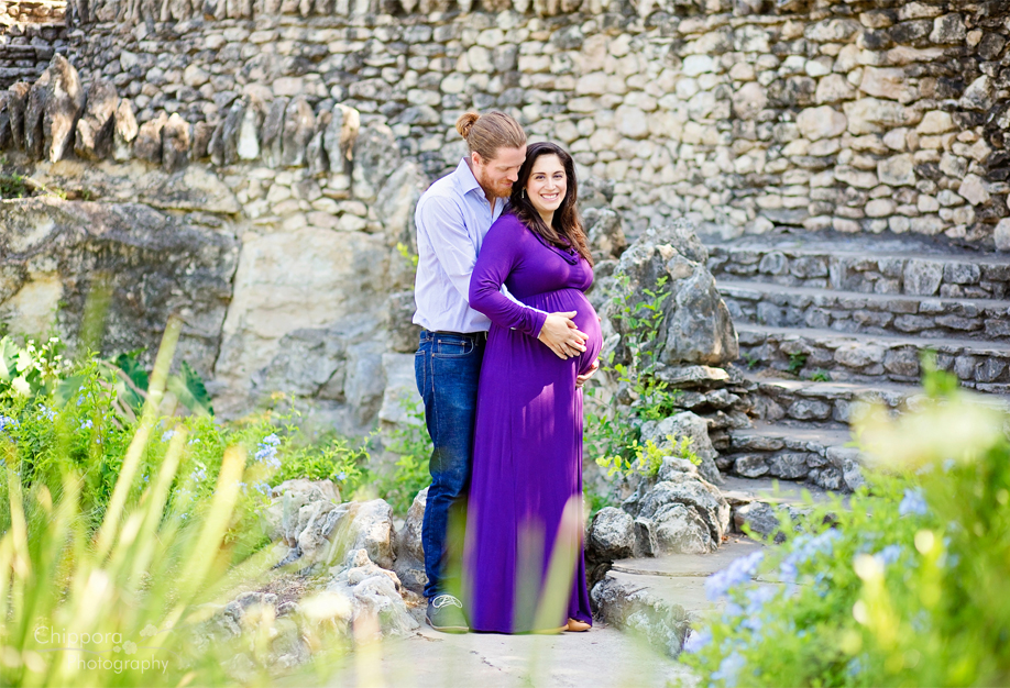 San Antonio Japanese Tea Garden Maternity Session San Antonio